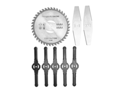 Ronjoe-cabeças Lâminas Cortador Grama 150mm Liga Plástico 6 Polegadas Para Roçadeira Lithium
