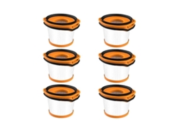 Conjunto de 6 Filtros Reposição para Aspirador de Pó Vertical Sem Fio Wandvac System Wv360 Ws620 Ws630 Ws632. Compare com BRILVIBERA