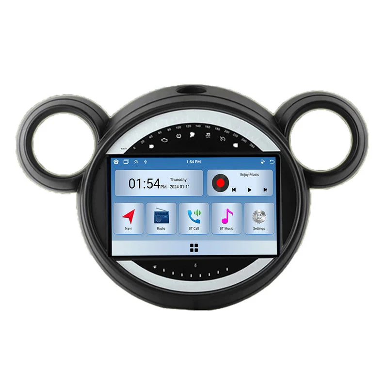 Autorrádio Multimédia Szsmart 6gb Ram 128gb Rom Carplay Para Bmw Mini Cooper 2010 2016 Carro Rádio Bluetooth Gps Navegação