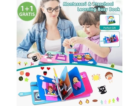 Livro Sensorial De Aprendizagem Infantil 3d Para Crianças A Partir De 3 Anos Chapter Two | Firstbook Mormark