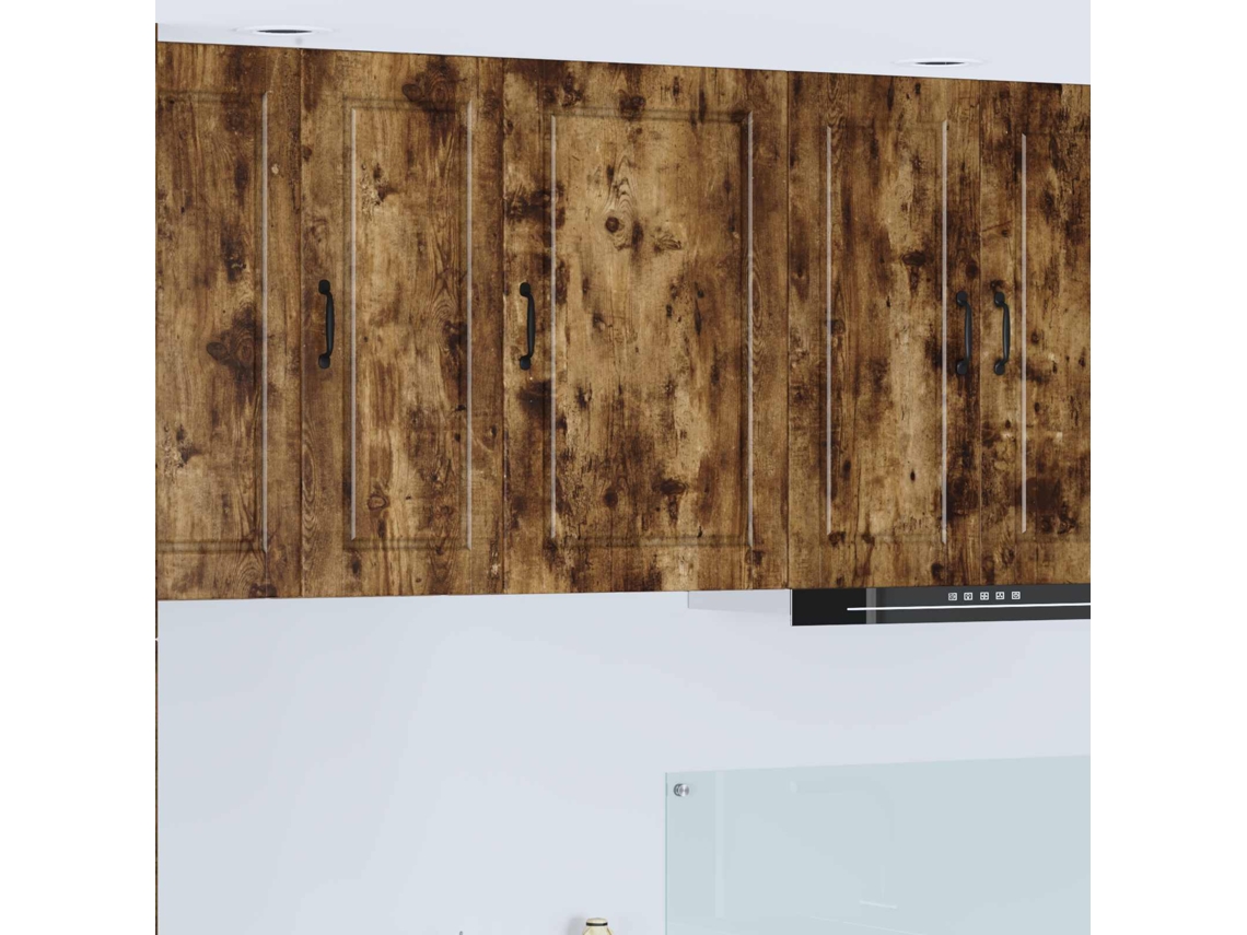 Vidaxl Armário De Parede Porto Carvalho Defumado 50 X 31 X 80 Cm