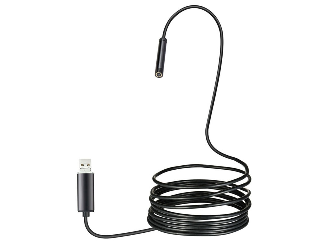 Led Endoscópio Câmera Hd Endoscopia Sem Fio Para Brilvibera (preto)