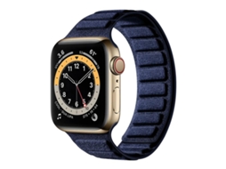 Bracelete Apple Watch Camurça Imanação Quadrada Fecho Magnético XIAOMOYU