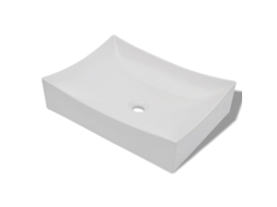 Ceramic Basin, Ceramic Basins Vidaxl Branco Cerâmica (n/a)