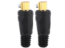 2 Peças Conector Rápido De Cabo De Soldagem Estilo Europeu De Cobre 200-400a Edkl Conector De Fio De Soldagem(35-50