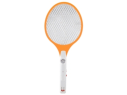 Raquete Eletrônica Mata Mosquitos, Mata Insetos Com Bateria, Plug Eua 110 240v, Cor Laranja