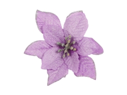Acessórios de natal purple para árvore com flores e decorações douradas LAXISCREED