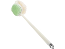 Escova De Banho Dupla Face Com Cabo Longo, Escova De Chuveiro Para Costas E Corpo, Esfoliação Suave