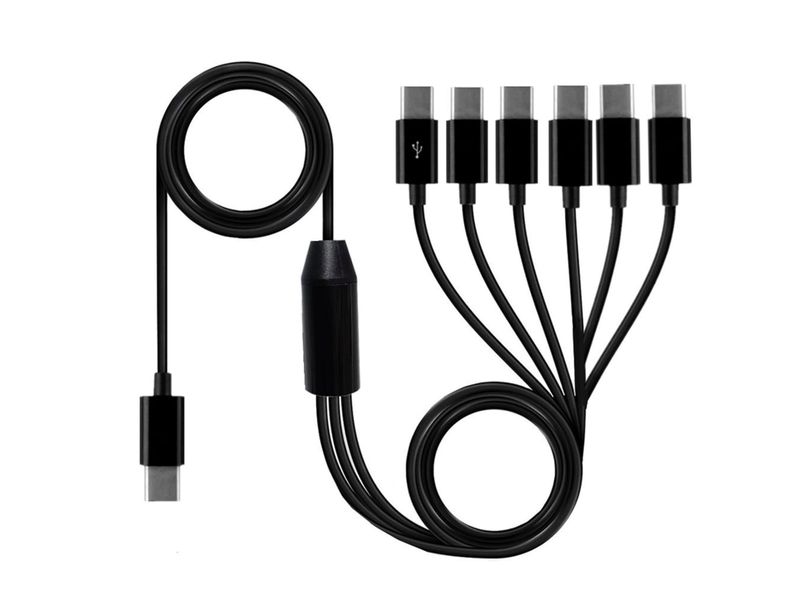 Cabo Divisor Usb-c, De Carregamento Rápido, Ideal Para Escritório E