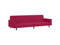 Sofa Bed, Sofa Beds Vidaxl Vermelho Veludo (n/a)