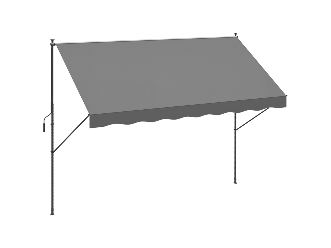 Toldo Retrátil 300x170 Cm Uv40+ Cinza