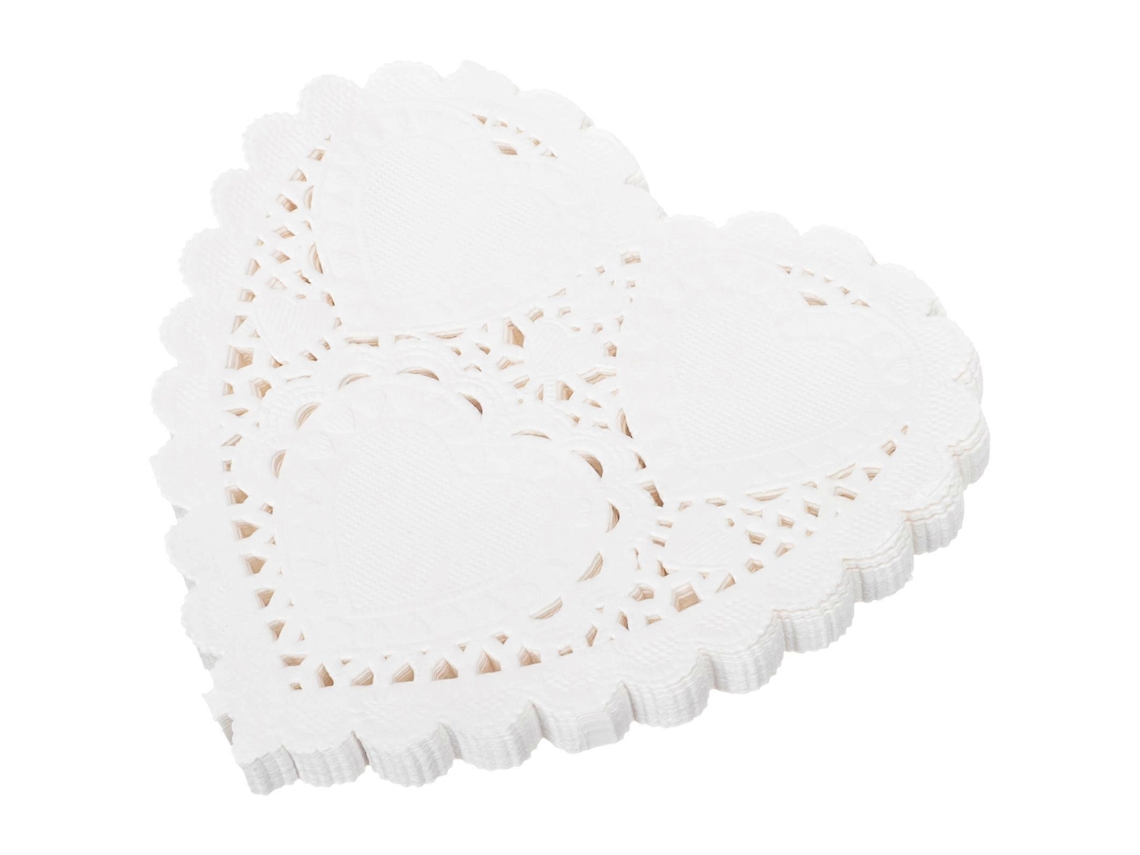 300 Unidades De Guardanapos De Papel Em Formato De Coração, Almofadas Para Embalagem De Bolos E Sobremesas, Decoração De Mesa De 4 Polegadas Webake
