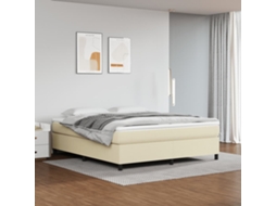 Box Spring Bed, Box Spring Beds Vidaxl Creme Couro Artificial (180 X 200 Cm)