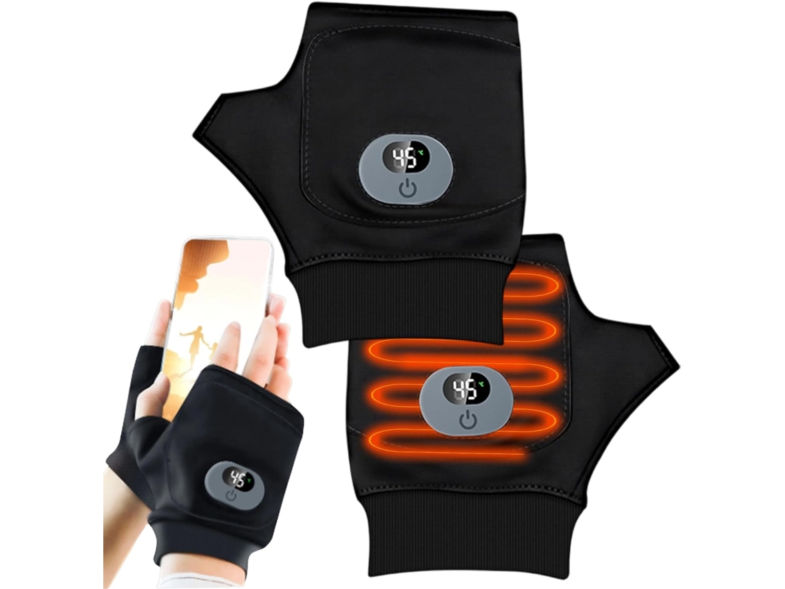 Luvas Aquecidas Femininas Aquecedores De Mãos Para Condições De Inverno, Luvas Elétricas Aquecidas Gokoco