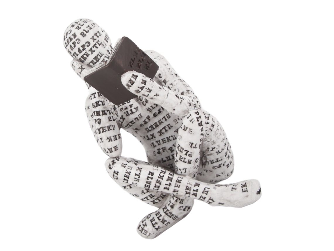 Figura de Resina Mulher a Ler LAXISCREED