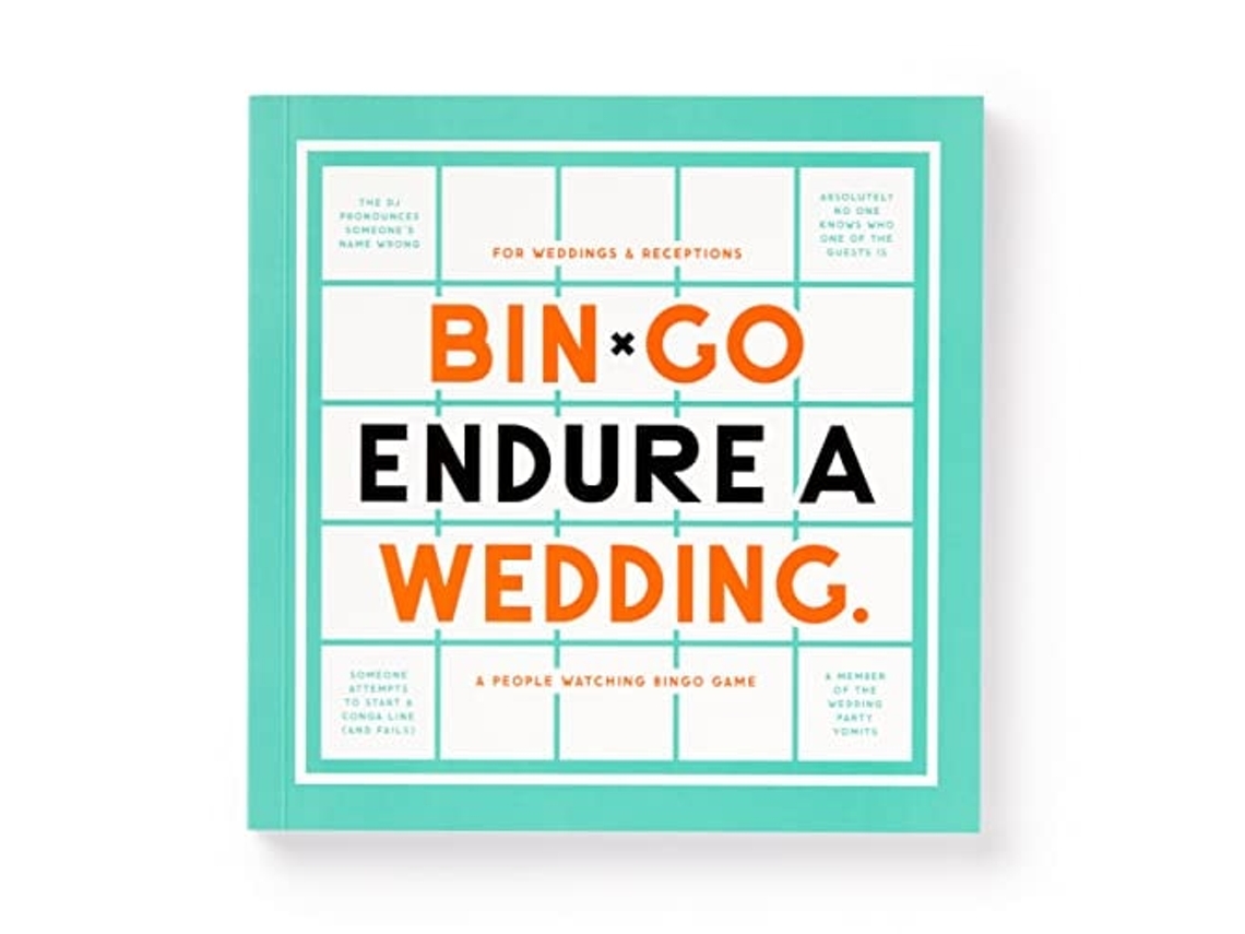 Livro Bin-go Endure A Wedding Bingo Book De Galison (inglês)