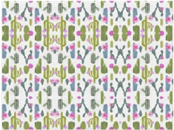 Manta de Flanela com Estampa Cactos Floridos Macia e Aconchegante Ideal para Cama Sofá Ou Quarto 203 2 X 152 4