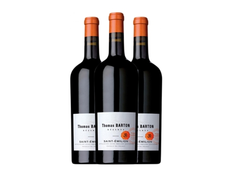 Vinho BARTON & GUESTIER Thomas Barton Saint-Émilion Reserva (0.75 L - 3 Unidades)