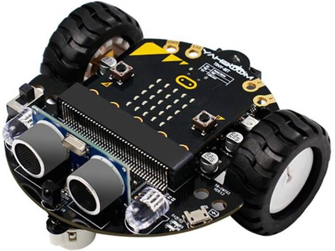 Kit de Robótica Programável Moonsun Robô Baseado em Microbit V2 e V1 para Educação em Programação. SFUSHOS