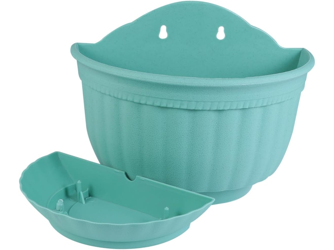 Vaso semicircular suspenso com bandeja de plástico GOKOCO