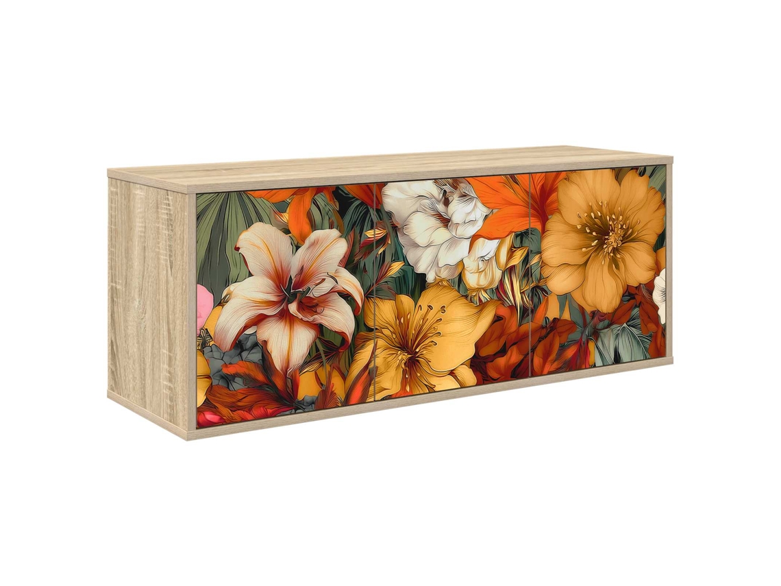 Vidaxl Armário De Tv Montado Na Parede Gennep 102 X 33 X 40 Cm