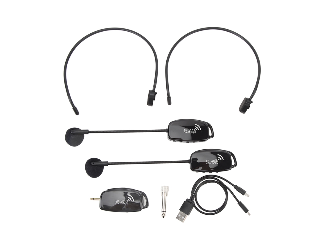 Fone Sem Fio LAXISCREED Microfone Redução Ruído Recarregável