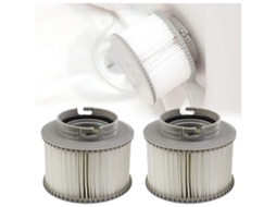 2 Cartuchos de Filtro para Mspa, Piscina Hinchable e Spa 11x8.5cm