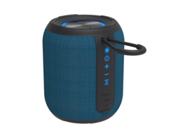 Coluna Bluetooth Portátil, À Prova De Água Ipx5 E Sem Fios, Ideal Para Praia E Viagens. Azul.
