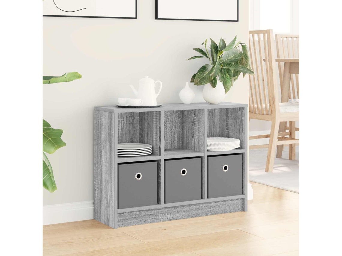 Vidaxl Buffet Cinza Sonoma 73,5 X 22,5 X 53,5 Cm