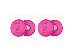 Algodão Filtrante para Partículas 2097 P 100 para Máscaras Respiratórias da Série Ff 400 6000/7000 SIURN (4 Peças)