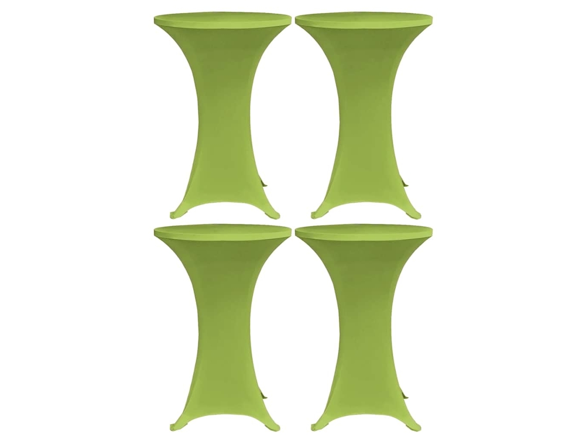 Vidaxl Capa Extensível Para Mesa 4 Pcs 60 Cm Verde