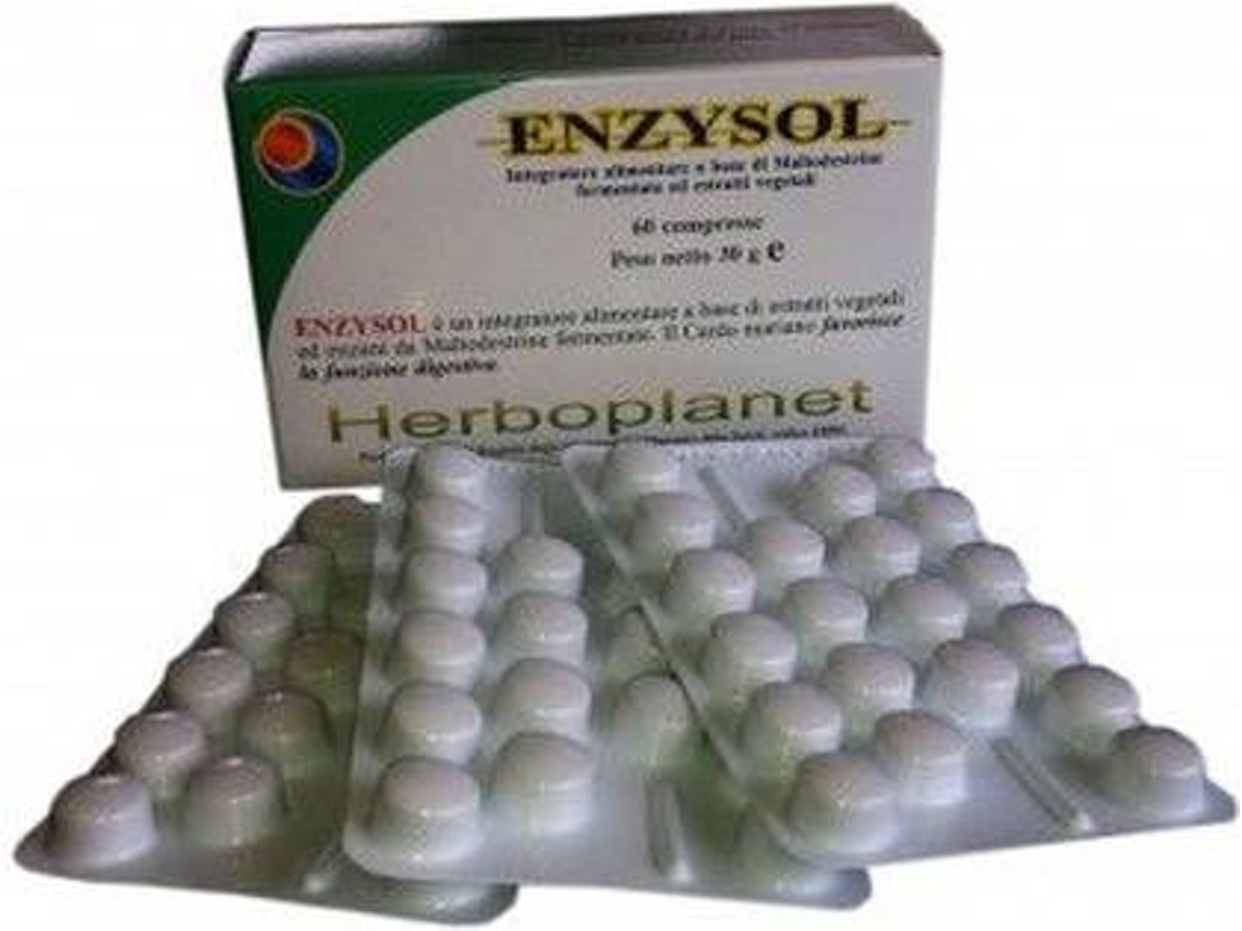 Suplemento Alimentar HERBOPLANET Enzysol (60 comprimidos)
