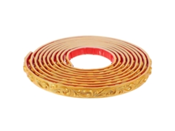 Moldura de esquina autoadesiva, PVC, desmontável, decorativa, 500cm | S/MARCA