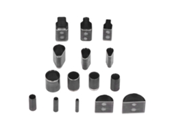 Conjunto de Punções para Artesanato em Couro 15pcs Aço Ligado