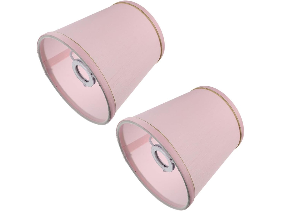 Conjunto De 2 Luminárias De Teto Em Tecido Para Quarto.