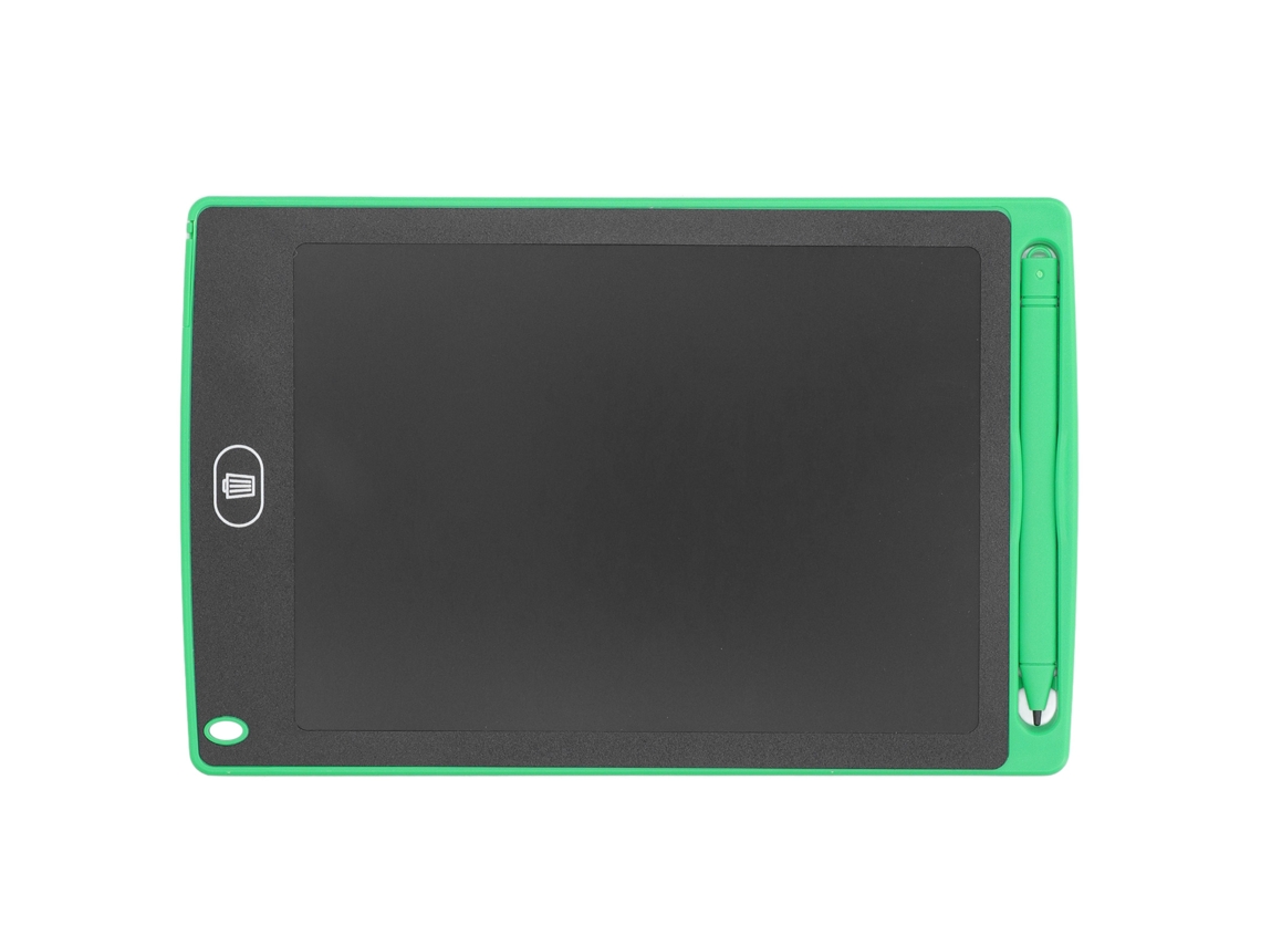 Tablet De Escrita Lcd De 8,5 Polegadas Com Proteção Ocular, Tela Sensível Ao Toque Apagável Em Abs E Caneta Inclusa Para Desenho . Aquaforge (verde)