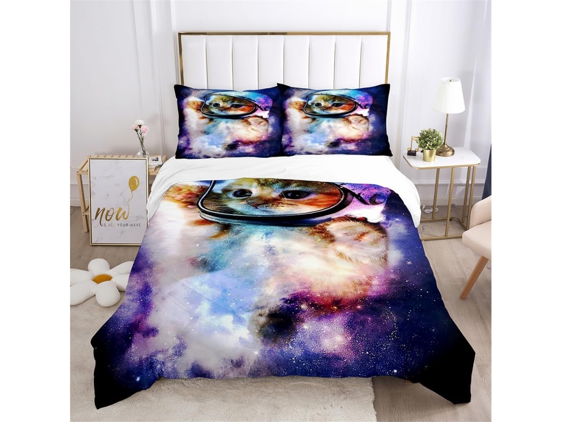 Conjunto de Cama para Crianças em Microfibra Fronha 240x260 Cm