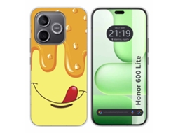 Capa Tumundosmartphone De Silicone Para Honor 600 Lite 5g Com Estampa De Sorvete De Baunilha