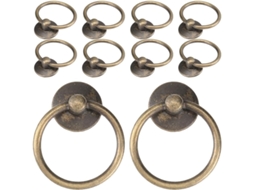 Conjunto De 10 Puxadores De Metal Para Gavetas, Portas E Móveis De Design Vintage.