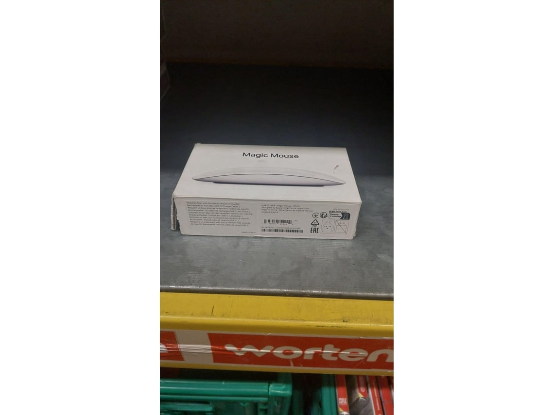 Rato APPLE Magic - WH-ZML (Outlet Caixa Aberta - USB-C 2024 - Branco)