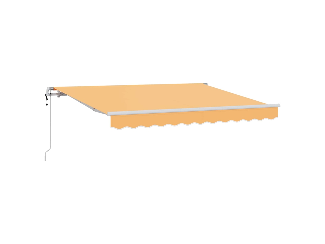 Vidaxl Toldo Retrátil Areia 4 X 2 M Tecido