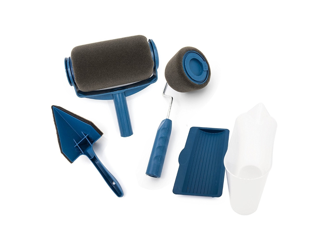 Rolo de pintura anti gotas com acessorios e pau extensivel KLACK