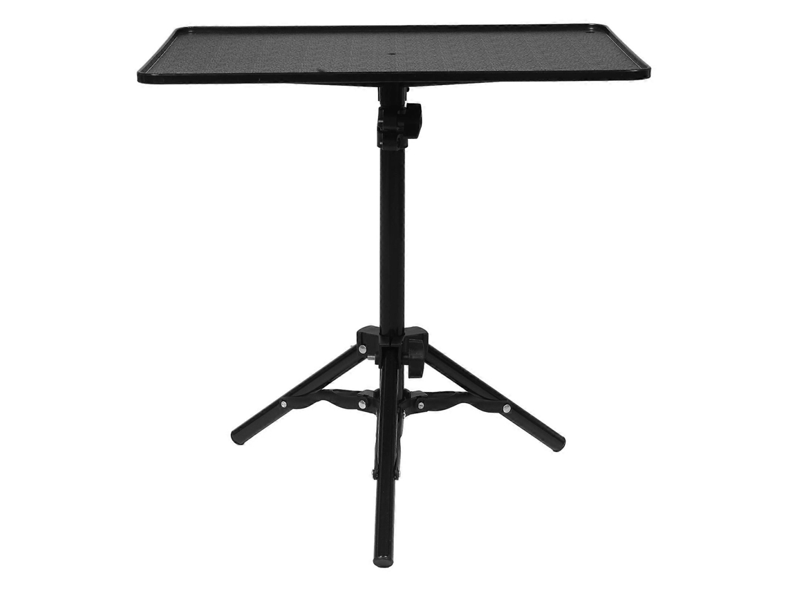 1 Conjunto Suporte De Chão Para Projetor Com Tripé, Bandeja Para Projetor E Notebook