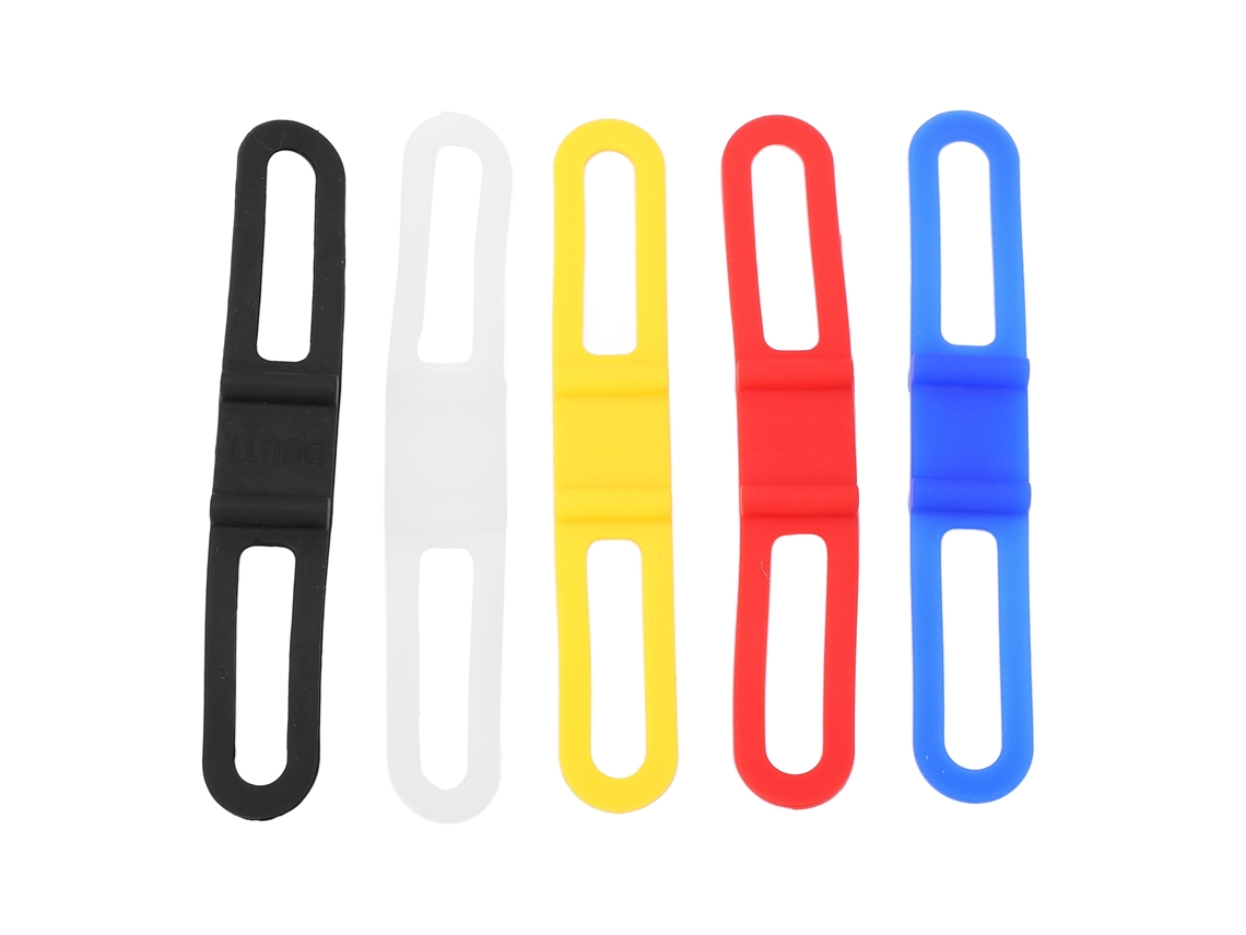 Duuti 5 Peças Correia De Silicone Para Bicicleta Correia Multipropósito Suporte Para Lanterna Portabicicleta Para Bicicleta De Montanha