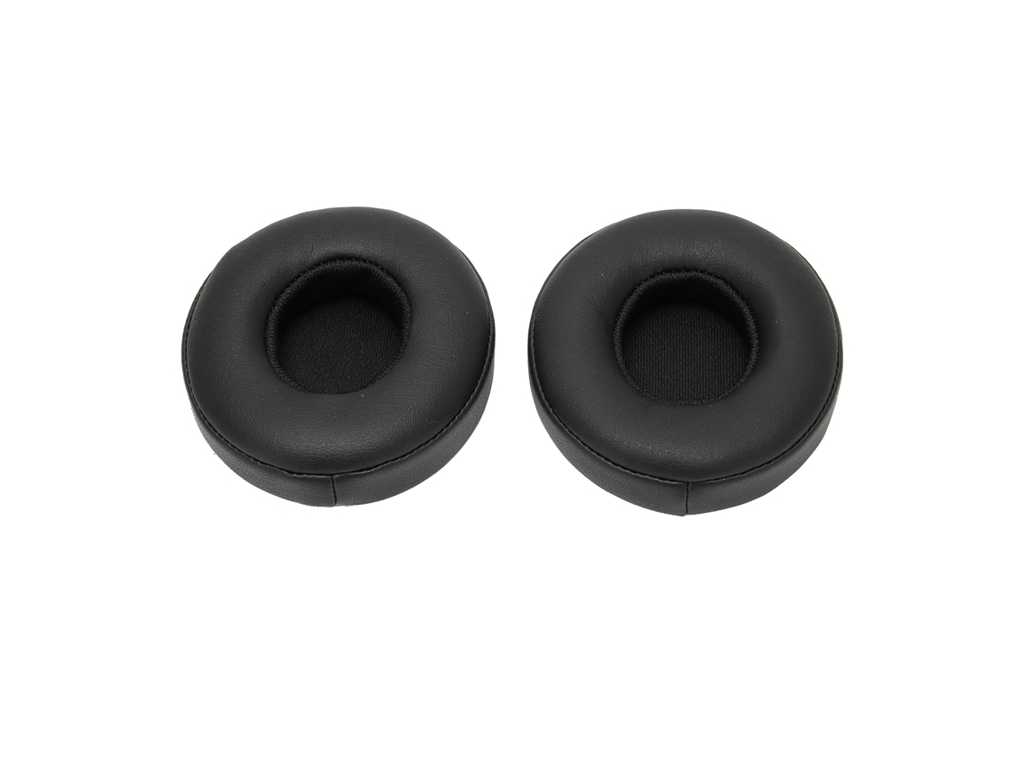 Almohadillas de Repuesto para Auriculares en Espuma y Piel Sintética, Negro, 1 Par S/MARCA