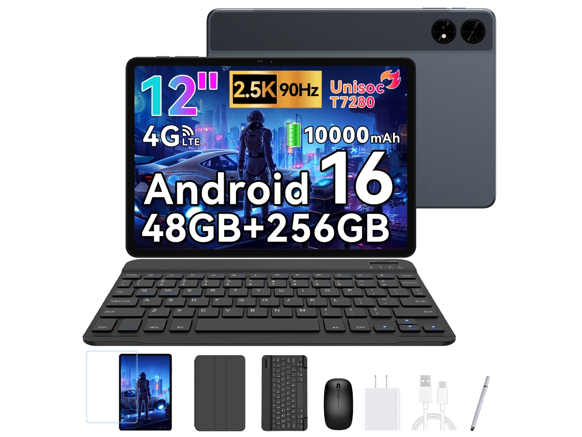 Tablet T60 (12'' - 48 GB - 256 GB - Cinza)