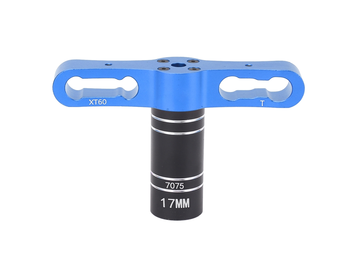 Mali chave de Hexágono de Roda 17mm para Carros Rc 1/8 1/10 1/12 Traxxas Axial Arrma Hsp Redcat Ecx Hpi Azul