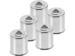 Conjunto de 5 Tampas Magnetron em Ferro, com Abertura Triangular, para Fornos Micro Ondas e Outros. CHABERLU