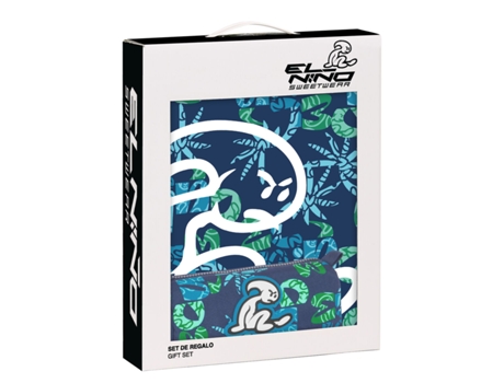 Set de Papelaria EL NIÑO Glassy Azul Marinho A4 2 Peças