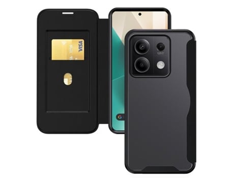 Capa Híbrida para Xiaomi Redmi Note 13 5G TUMUNDOSMARTPHONE Magnética Preto